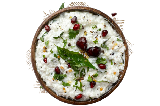 Curd Rice – Popular side dish with seafood dishes Shimoga